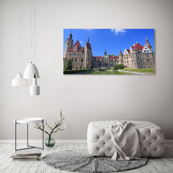 Schilderij op canvas Kasteel Moszna, Polen