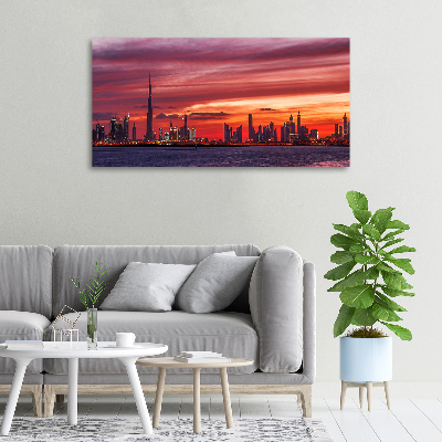 Foto canvas Zonsondergang Dubai
