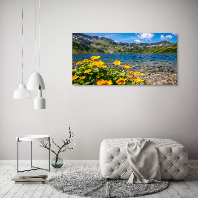 Foto canvas Meer in de bergen
