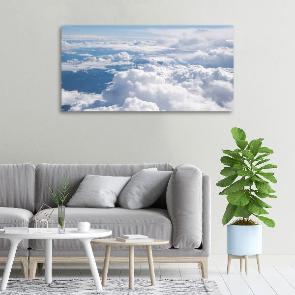 Foto op canvas Uitzicht vanuit het vliegtuig