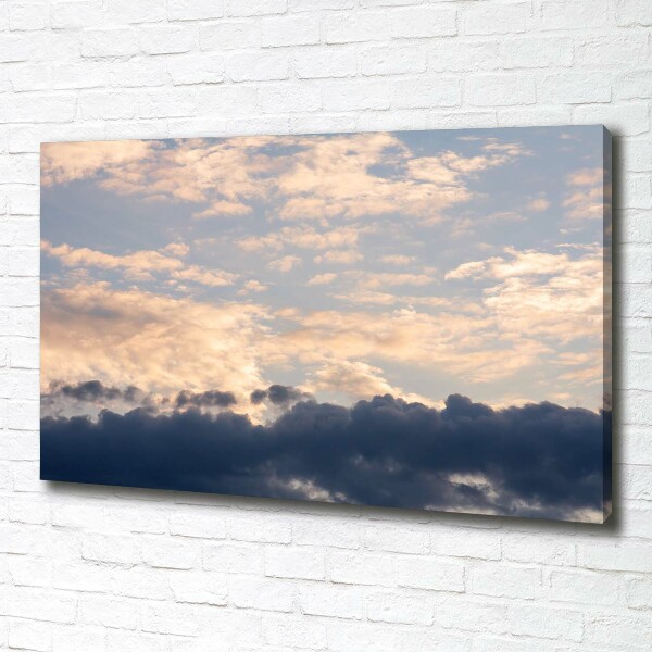 Canvas foto Wolken aan de hemel