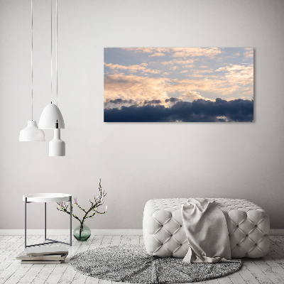 Canvas foto Wolken aan de hemel
