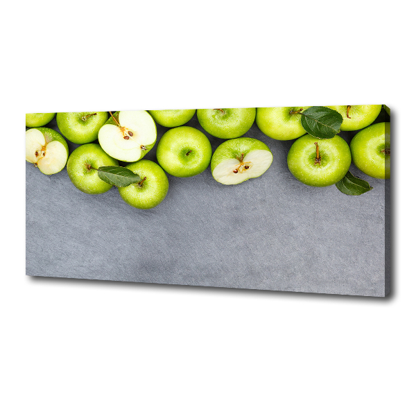 Foto op canvas Groene appels