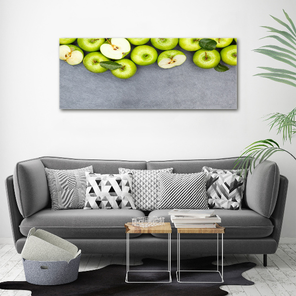 Foto op canvas Groene appels