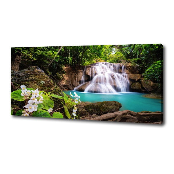 Canvas schilderij Waterval Thailand