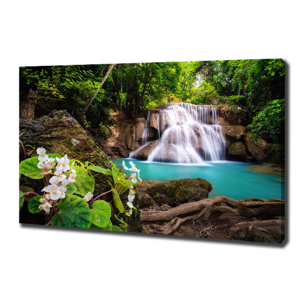 Canvas schilderij Waterval Thailand