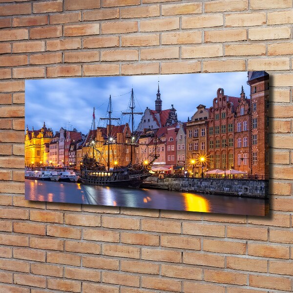 Schilderij op canvas Gdansk, Polen