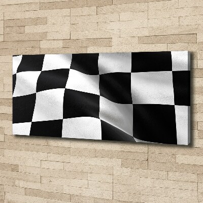 Foto canvas Finishvlag