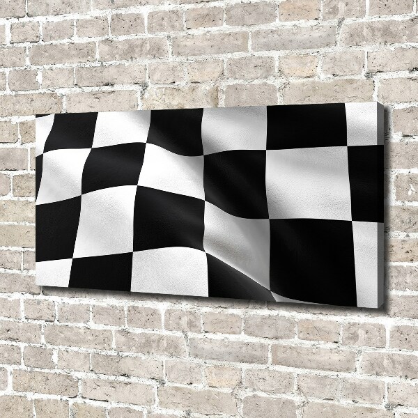 Foto canvas Finishvlag