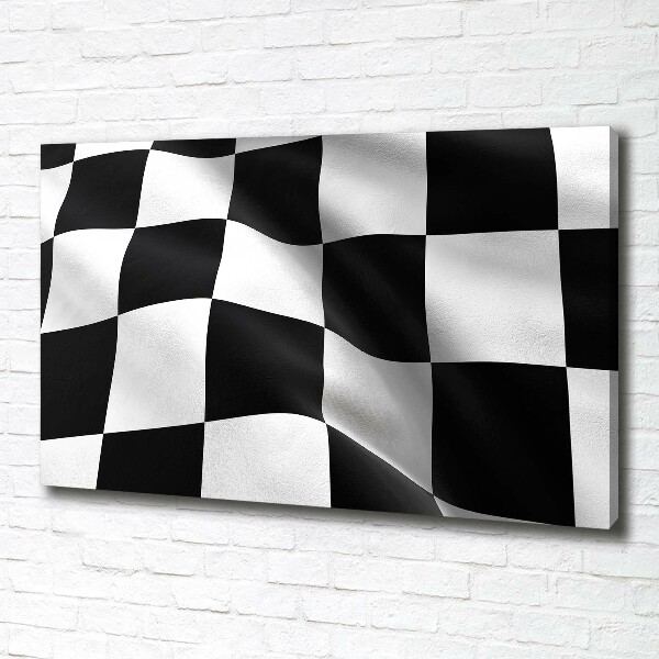 Foto canvas Finishvlag