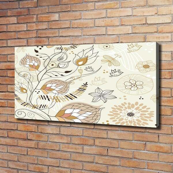 Canvas foto Ornamenten