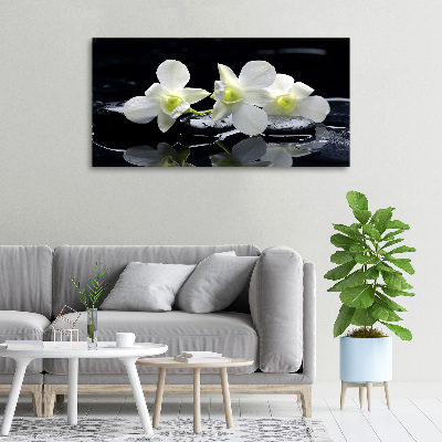 Schilderij op canvas Orchidee