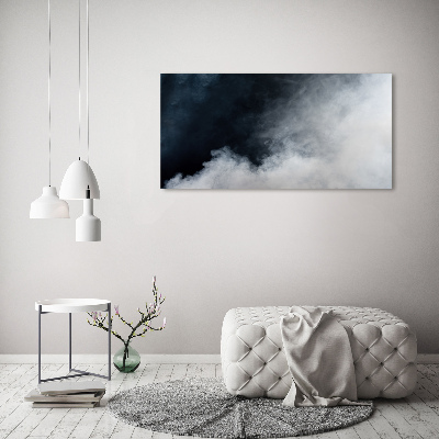 Canvas foto Witte rook