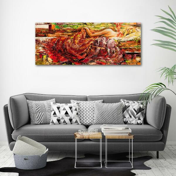 Schilderij op canvas Slapende vrouw