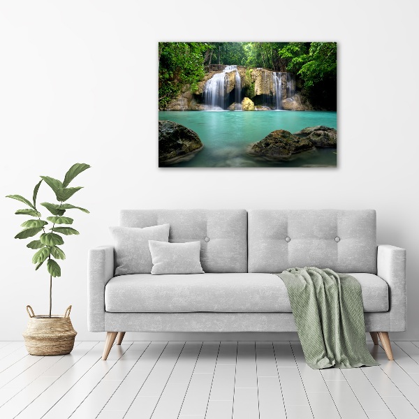 Foto canvas Waterval