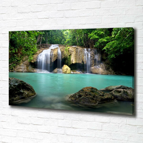 Foto canvas Waterval