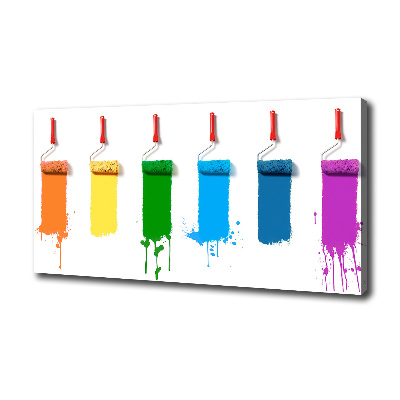 Foto canvas Verfrollers