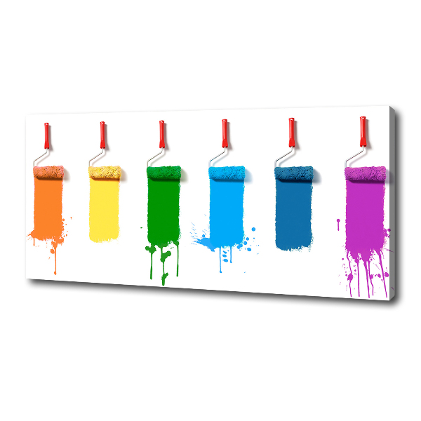 Foto canvas Verfrollers