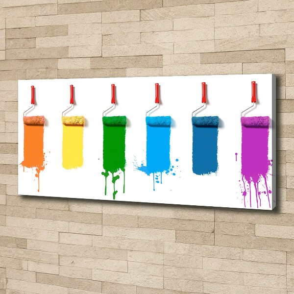 Foto canvas Verfrollers