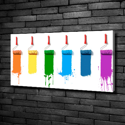 Foto canvas Verfrollers