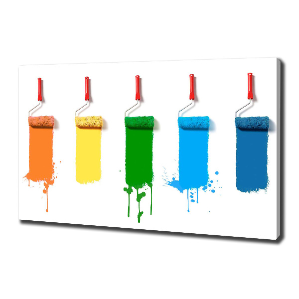 Foto canvas Verfrollers