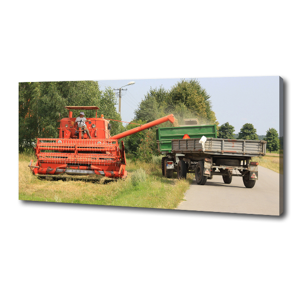 Foto obraz canvas Kombajn