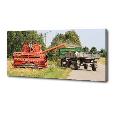 Foto obraz canvas Kombajn
