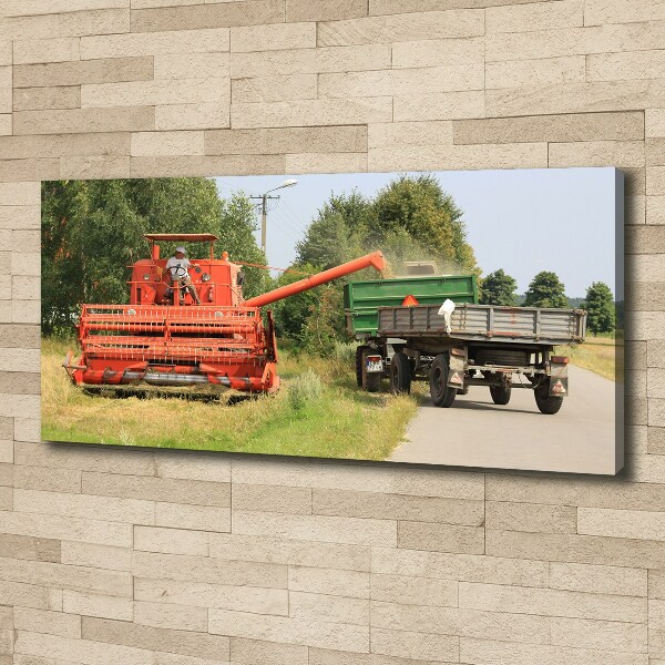 Foto obraz canvas Kombajn