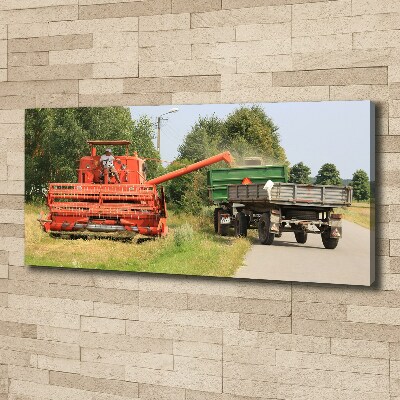 Foto obraz canvas Kombajn