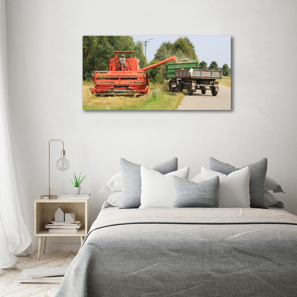 Foto canvas Maaidorser