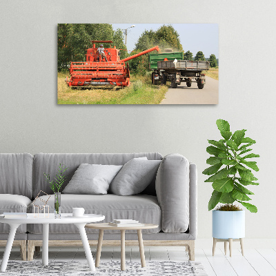 Foto canvas Maaidorser