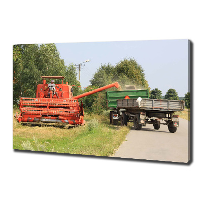 Foto obraz canvas Kombajn