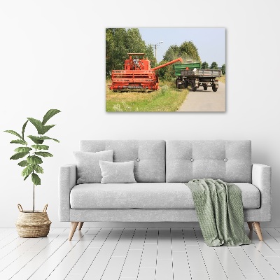 Foto obraz canvas Kombajn