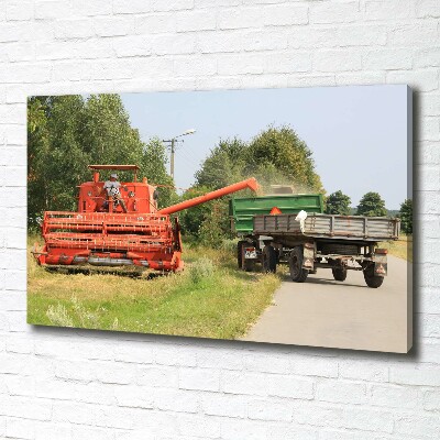 Foto obraz canvas Kombajn