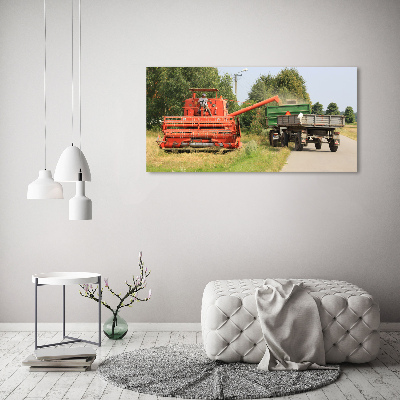 Foto canvas Maaidorser