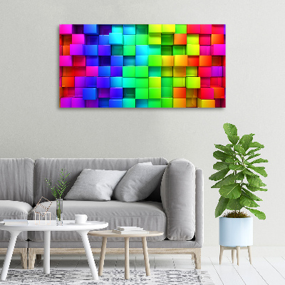 Schilderij op canvas Kleurrijke dozen