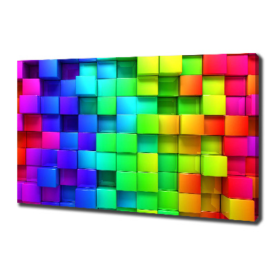 Schilderij op canvas Kleurrijke dozen