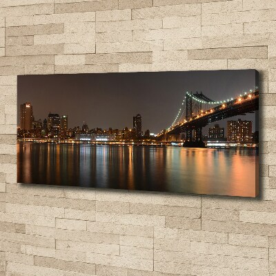 Canvas foto Tussen de bruggen