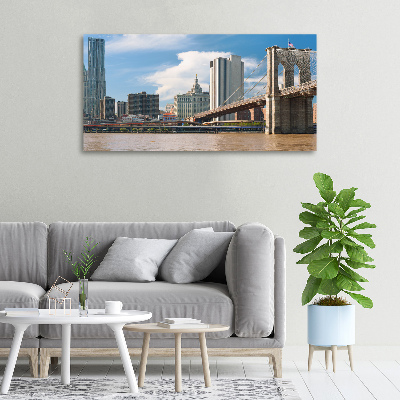 Schilderij op canvas Brooklynbrug