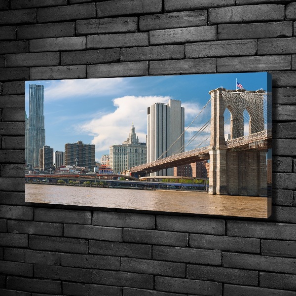 Schilderij op canvas Brooklynbrug