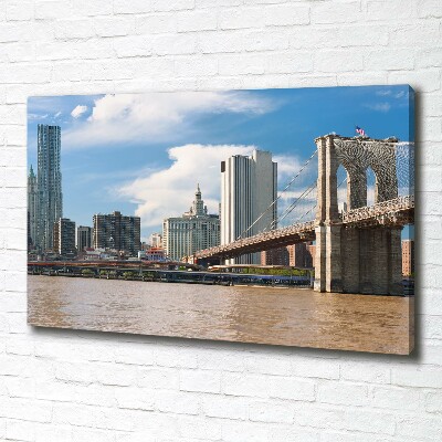 Schilderij op canvas Brooklynbrug