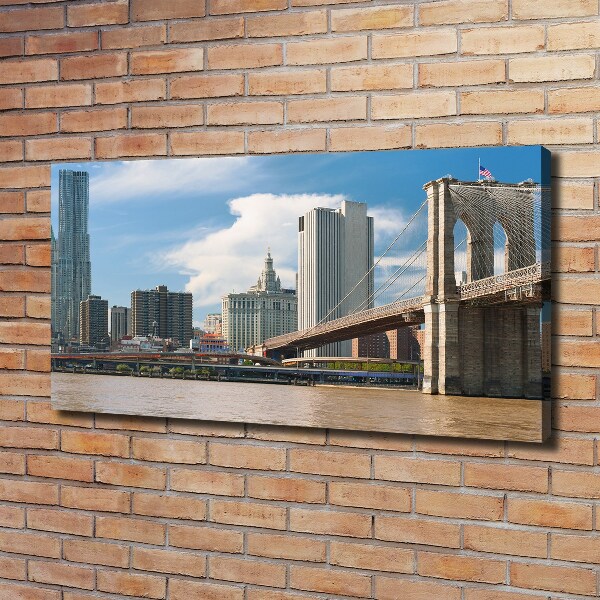 Schilderij op canvas Brooklynbrug