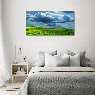 Canvas foto Onweerswolken