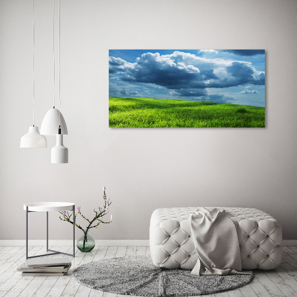 Canvas foto Onweerswolken