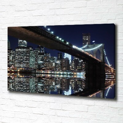 Foto canvas Brooklynbrug