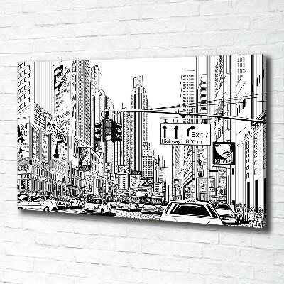 Canvas schilderij Straten van New York