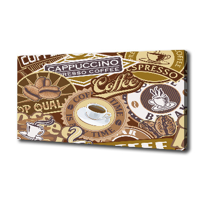 Foto canvas Koffiehuis
