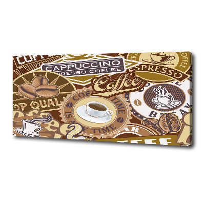 Foto canvas Koffiehuis