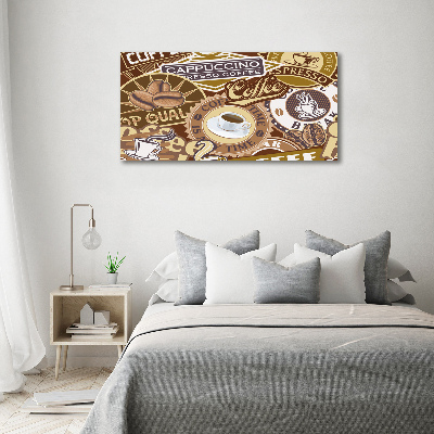 Foto canvas Koffiehuis