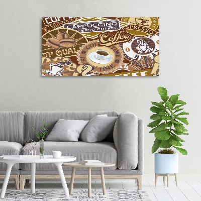 Foto canvas Koffiehuis